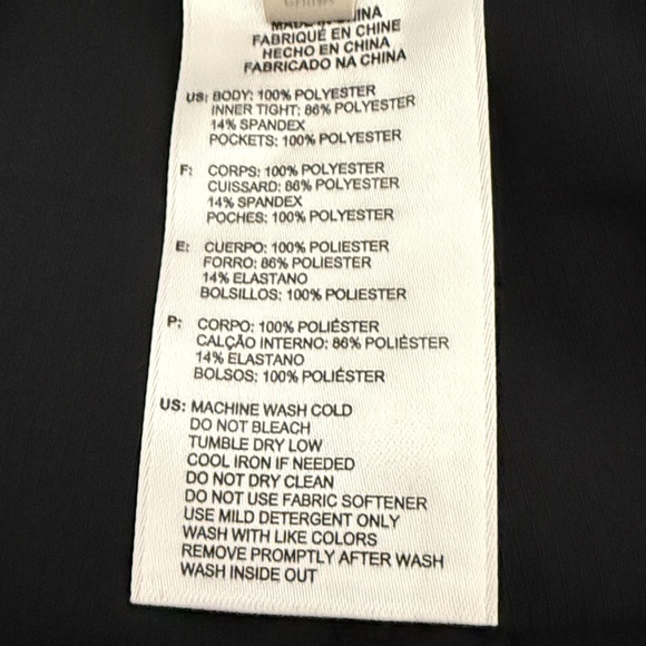 ADIDAS Athletic Skort Womens Size 12 Black Performance Activewear Golf Ladies - Picture 13 of 15